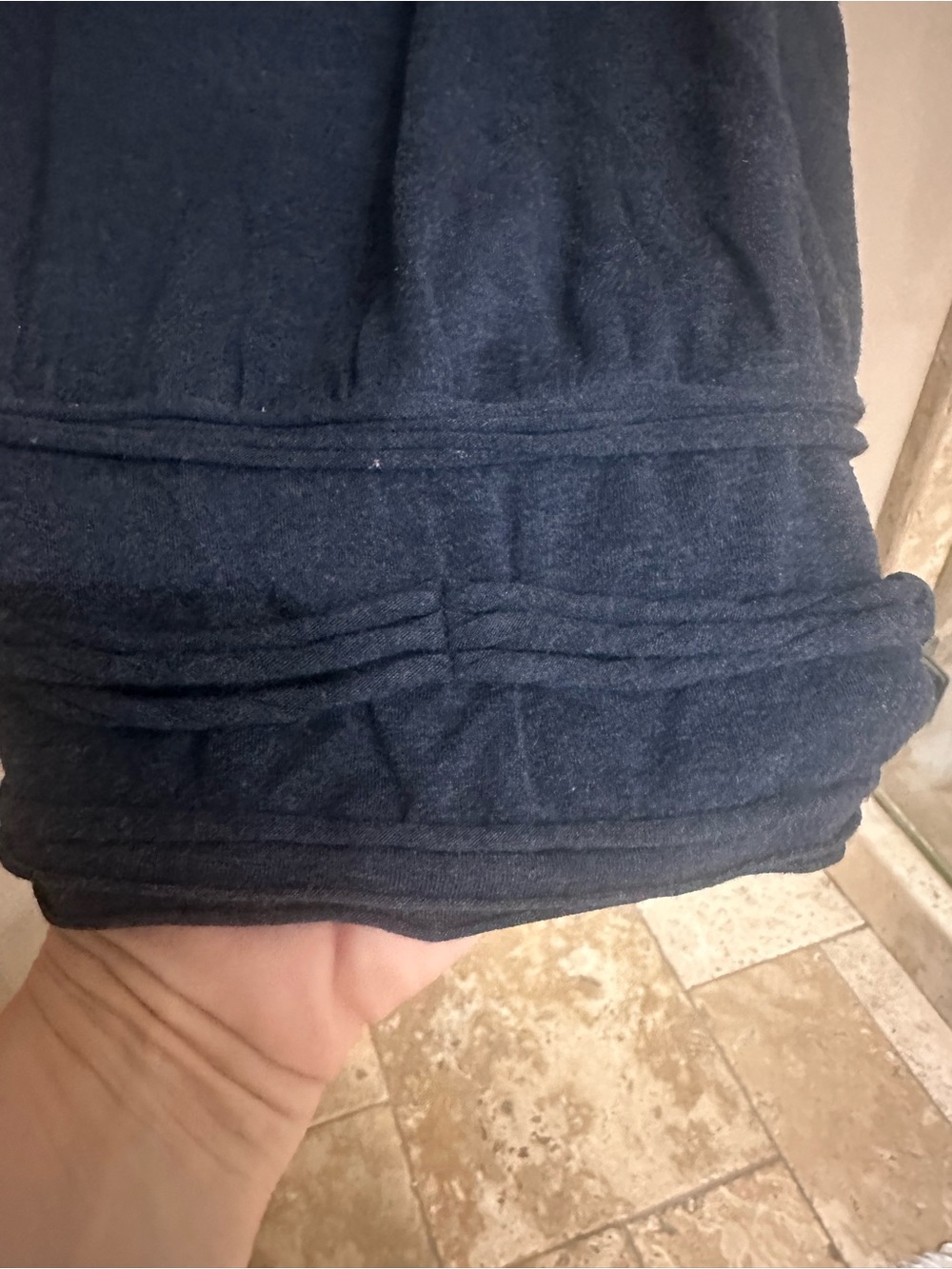 Max Studio Navy Two-Piece Top and Skirt Size XS Y2k - Picture 7 of 8